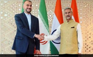 Iran and India meeting 